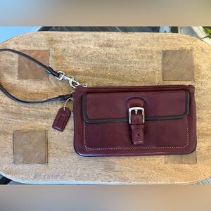 Coach Leather Wristlet
